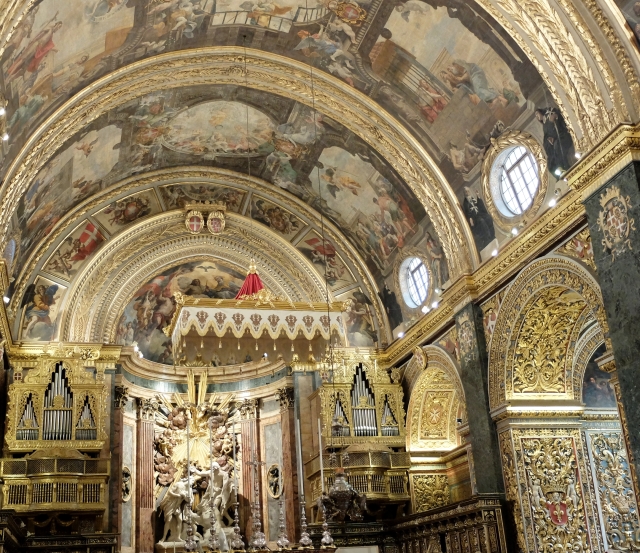 Den rigt udsmykkede St. John's Co-Cathedral.